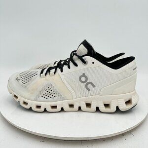 On Cloud X 3 Swiss Engineering Women Size 8 White Black Mesh Training Shoes